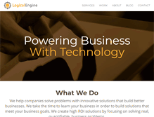 Tablet Screenshot of logicalengine.com